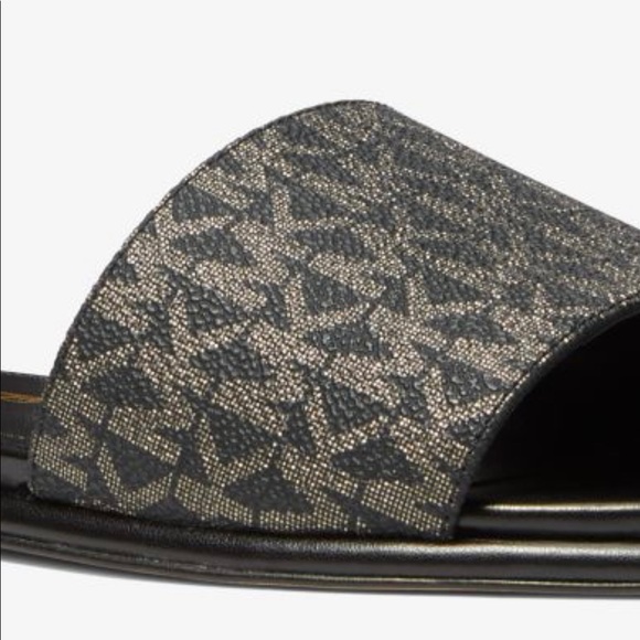 MICHAEL KORS 007 PVC LEATHER SLIDES - Picture 2 of 2